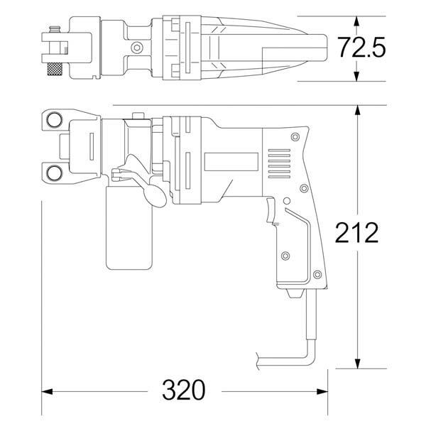 育良精機:アングルコンポポータブルパワーユニット IS-CP13