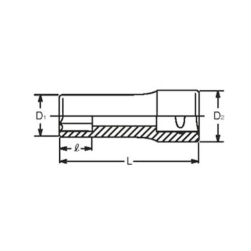 ko-ken�ʥ�������� 1/2sq 12�ѥǥ����ץ����å� 4305M-11 1 2����12.7mm�� 4305M-11