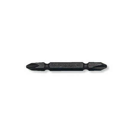 樂天商城 - ko-ken（コーケン） 1/4 （6.35mm）H プラス両頭ビット （14mm溝/マグネット付） 全長65mm No.3 123PG.65-3 両頭ビット（磁力付） 123PG-65-3