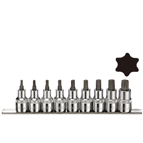 JTCオートツールズ:差込12.7mm スタービットソケットセット JTCH409T【メーカー直送品】