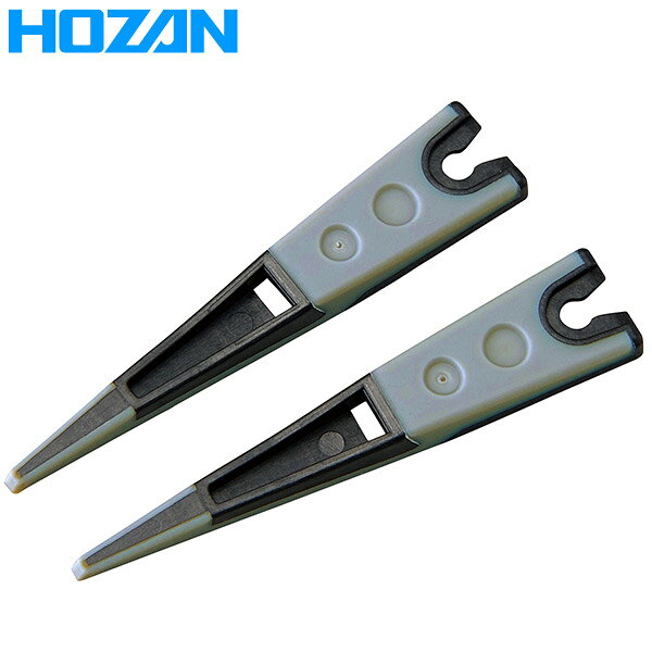 HOZAN(ホーザン)の一覧はこちら□適応機種：P-640-J□材質：ポリプロピレン+エラストマー□全長：48mm□先端幅：1.5mm□耐熱温度：80度□色：黒+グレー□入数：2個1組※ESD管理値はメーカーHPでご確認くださいJANCD:4962772461365【銀行振込・コンビニ決済】等前払い決済予定のお客様へ当商品は弊社在庫品ではなく、メーカー在庫品です。在庫確認後に注文確認を行い、お支払いのお願いを送信させて頂きます。休業日、14:00以降のご注文の場合は翌営業日に上記手続きを行います。お時間が掛かる場合がございます。【車両制限】配送ルートの事前確認は行っておりません。※道幅が狭い※曲がり角がキツイなど車両がお届け先まで近づけない場合は、幹線道路など車両や最寄りの営業所まで、お荷物を受け取りに来て頂く場合がございます。