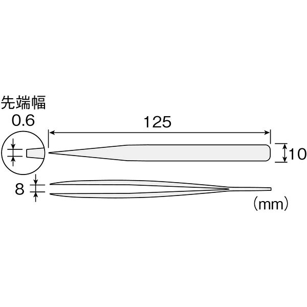 イチネンネットのHOZAN（ホーザン） ピンセット PP-130 総合 ピンセット プローブ PP-130｜アングル3