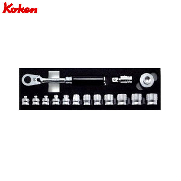 ko-ken（コーケン）:Z-EALシリーズ ベーシックセット 3285ZA KO-KENの進化型メカニックスタンダード！ ラチェットセット-Z-EAL 72枚ギヤ採用 3285ZA