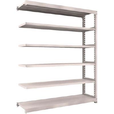 【メーカー直送】TRUSCO（トラスコ中山） M5型中量棚 1800X471XH2100 6段 連結 ネオグレー M5-7656B