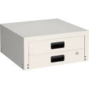 TRUSCO(トラスコ中山):ラビットワゴン用引出2段 500X500 W色 RBW-55X オレンジブック 3663060