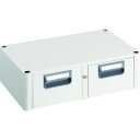 TRUSCO(トラスコ中山):フェニックスワゴン 2列引出 600X400 W色 PEW-64W-W オレンジブック 4882351