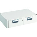 TRUSCO(トラスコ中山):フェニックスワゴン 2列引出 750X500 W色 PEW-75W-W オレンジブック 4882989