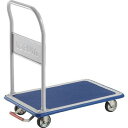 TRUSCO(トラスコ中山):プレス製台車 ドンキーカート 折りたたみ式915×615 ピン式固定車ストッパー付 301NKB【メーカー直送品】 オレンジブック...