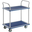 TRUSCO(トラスコ中山):プレス製台車 ドンキーカート 2段式両袖915×615 305N【メーカー直送品】 オレンジブック 4145453