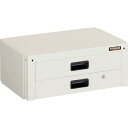 TRUSCO(トラスコ中山):ツールワゴン ドルフィン用引出 2段 600X400 W色 DLWS-64X-W オレンジブック 4688309