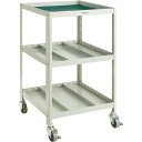TRUSCO(トラスコ中山):アングル式ツールワゴン BUWF型ワゴン 500X530XH900 3段 BUWF-0 オレンジブック 5016762