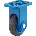 TRUSCO(トラスコ中山):グランカート用固定省音キャスターφ125 ゴム車 TYBPK-125-G オレンジブック 4895592
