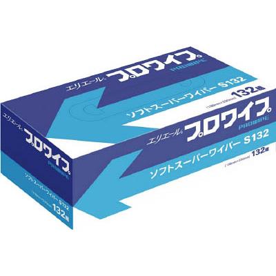 エリエール:プロワイプソフトスーパーワイパーS132BOX36個入 703130 オレンジブック 3783715