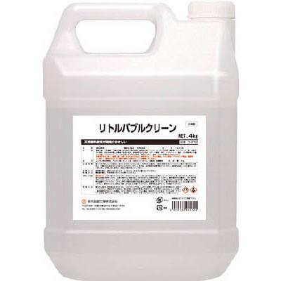 鈴木油脂工業:業務用洗剤リトルバブルクリーン4kg S-2772 “リトルバブルクリーン” (1個) S2772 オレンジブック 7606419