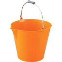 TRUSCO(トラスコ中山) ソフトバケット 14L オレンジ TSB-14OR(3)