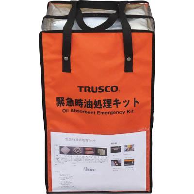 TRUSCO（トラスコ中山）:緊急時油処理キット M TOKK-M 緊急時油処理キット （1S） TOKK オレンジブック 7647786