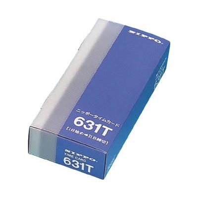 ニッポー:タイムカード(NTRシリーズ用)月末締 TC-631T タイムカード (1箱) TC631T オレンジブック 1212869