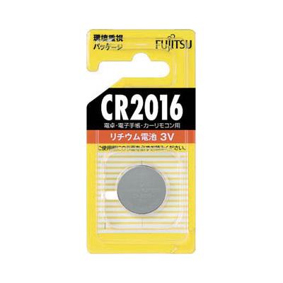 FDK（エフディーケー）:富士通 リチウムコイン電池 CR2016 （1個＝1PK） CR2016C（B）N オレンジブック 4400488