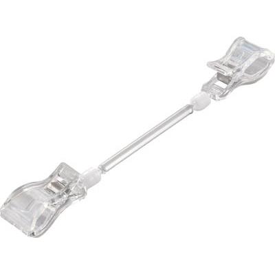 TRUSCO（トラスコ中山）:ホルダー式クリップ 中型クリップ+ストレート100+中型クリップ TC-C5C5-100 オレンジブック 2619661