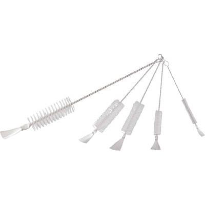 TRUSCO（トラスコ中山）:理化学ブラシ注射器用ナイロン毛ステンレス柄10cc用 TBS-S10N オレンジブック 7656289