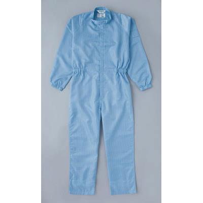 TRUSCO（トラスコ中山）:制電糸グリッド仕様フード無つなぎ服 ブルー 3L TCOG-B-3L クリーンルーム用つなぎ服（制電糸グリッド仕様） （1着） TCOGB オレンジブック 4748689