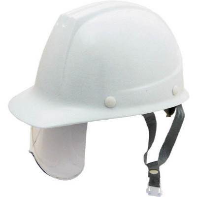 谷沢製作所 エアライト搭載シールド面付ヘルメット 帽体色 ホワイト 101J-SH-W1-J