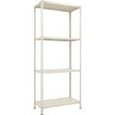 TRUSCO(トラスコ中山):スチールラック軽量棚開放型 1200X600XH2100 4段 74W-14【メーカー直送品】 オレンジブック 7799446(4)