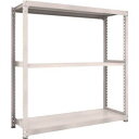 TRUSCO(トラスコ中山):M3型中量棚 1500X471XH1800 3段 単体 ネオグレー M3-6553【メーカー直送品】 オレンジブック 780214...