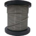 大阪コートロープ O.C.R SUSワイヤロープ2.00/2.30mm 7×7 50m巻コート付(クリアー) NSB200-230-50M
