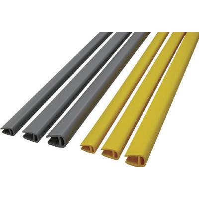 TRUSCO（トラスコ中山） H鋼ショックレスガードM 1m グレー THSR-1M-GY