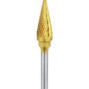 ナカニシ チタンコート超硬カッター テーパー(ロー付)刃径6.3mm刃長12.7mm 21275