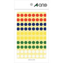 3M(スリーエム) 3M エーワン カラーラベル9mm丸 アソート (11枚入) 07014(3)