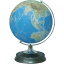昭和カートン:地球儀 地勢図タイプ 26cm 26-TAP オレンジブック 8560116