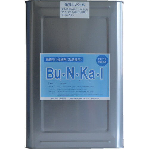 ヤナギ研究所:鉱物油用中性洗剤 Bu・N・Ka・I 18L缶 BU-10-K オレンジブック 8550168 ヤナギ研究所:鉱物油用中性洗剤 Bu・N・Ka・I 18L缶 BU-10-K オレンジブック 8550168