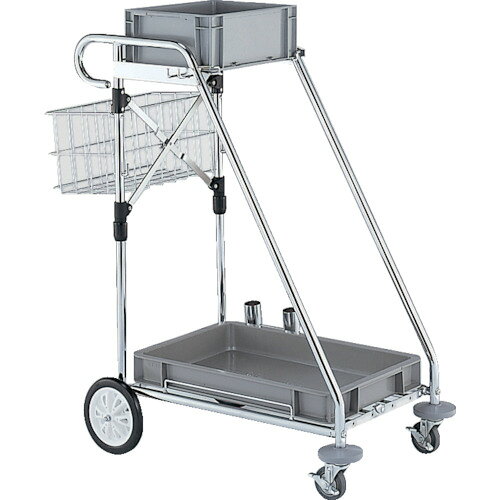 テラモト:そうじ用具カートビルメンカ-トH DS-571-410-0【メーカー直送品】 オレンジブック 8173060