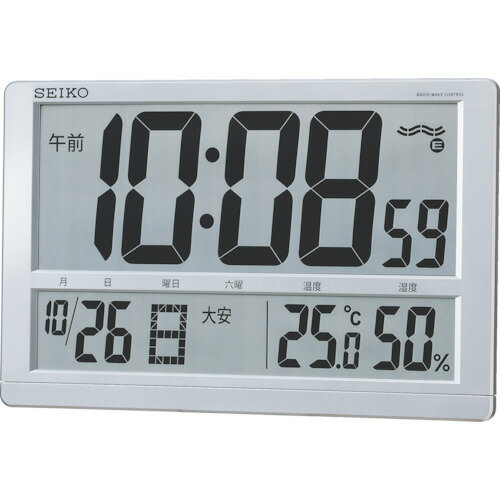 SEIKO(セイコー) 大型液晶電波掛置兼用時計 SQ433S
