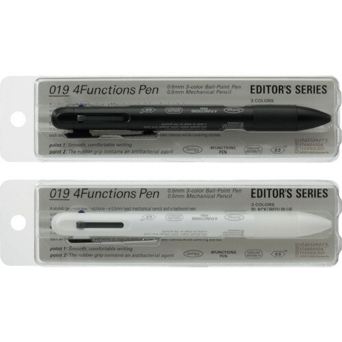 ニトムズ:STALOGY 4FunctionsPen ブラック S5701 オレンジブック 8281142