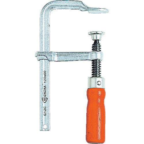 【メーカー直送】TRUSCO（トラスコ中山） エホマクランプ木ハンドル最大口開1500mm深さ120mm SG-150C