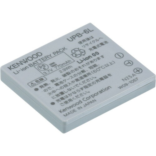 JVCケンウッド リチウムイオンバッテリーパック UPB-6L JVCケンウッド リチウムイオンバッテリーパック UPB-6L