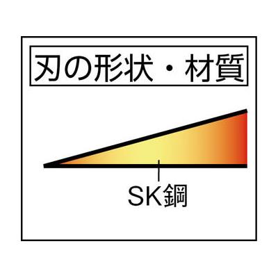 豊稔企販:光山作 特殊焼入鋸鎌 左用 HT-0827 オレンジブック 4048865
