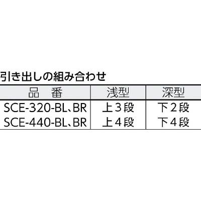 IRIS（アイリスオーヤマ）:221272 スーパークリアチェスト ホワイト/クリアブラウン 10段タイプ SCE-1000-BR オレンジブック 4943708