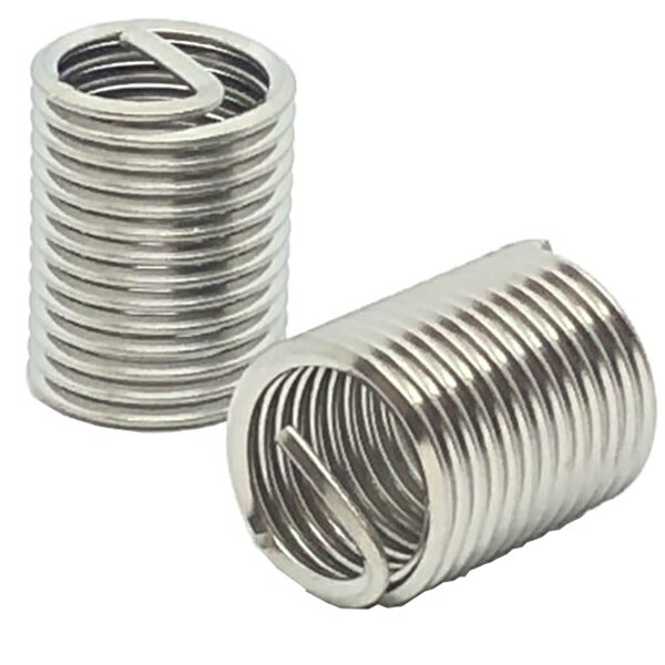 TUGAMI（ツガミ） Eーサート/並目/ステンレス 50個入 M6-1.0X1DNS ねじ ネジ 再生 修理 めねじ （ねじ山再生・修復/めねじ作成/高耐久性/ヘリサート） （50個） M6-1.0X1DNS