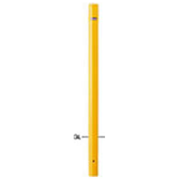 サンポール:サンバリカー （ピラー）スチール製φ60.5 固定式・フックなし 黄色 FPA-7U-F00（Y） 鉄製 単柱 φ60.5 ピラー 固定式 フックなし 固定式・フックなし FPA-7U-F00（Y）
