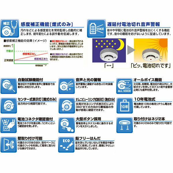 あす楽 ニッタン:煙式住宅用火災警報器けむタン...の紹介画像3