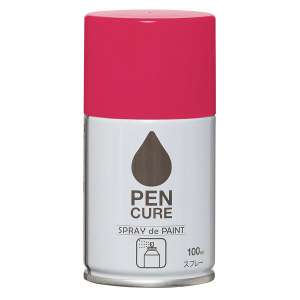 ニッペホームプロダクツ ペンキュア SPRAY de PAINT 水性スプレー 100ml フレッシュベリー 4976124354069
