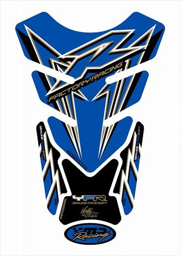 PLOT（プロト） タンクパッド ブルー/ゴールド YAMAHA QUADPAD MT-TY010BA MT-TY010BA