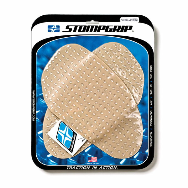 STOMPGRIP（ストンプグリップ） トラクションパッド タンクキット ボルケーノ クリア ユニバーサル （汎用） 55-10001 55-10001