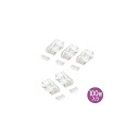 サンワサプライ RJ-45コネクタ(単線用) ADT-RJ45-100SN