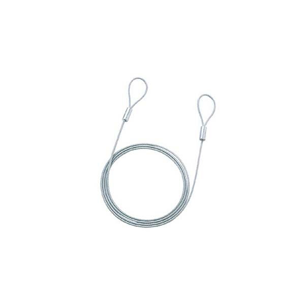 サンワサプライ eセキュリティ （ワイヤー、2.0m・3.5mm） SLE-1W-2 セキュリティパーツ eセキュリティ..