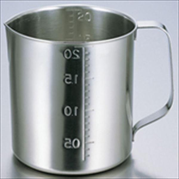 スギコ産業 18-8計量水マス 口付 SH-634M 500cc